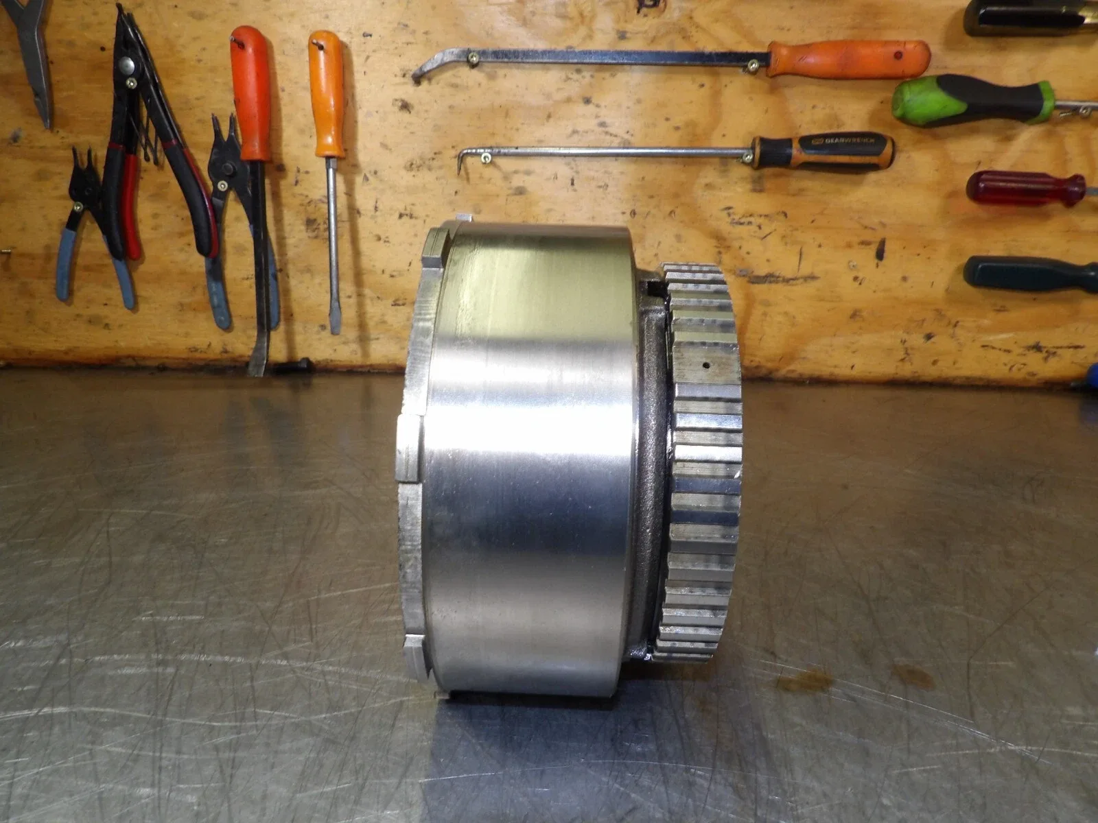 Ford E4OD 4-Clutch Direct Clutch Drum (Used) image 4