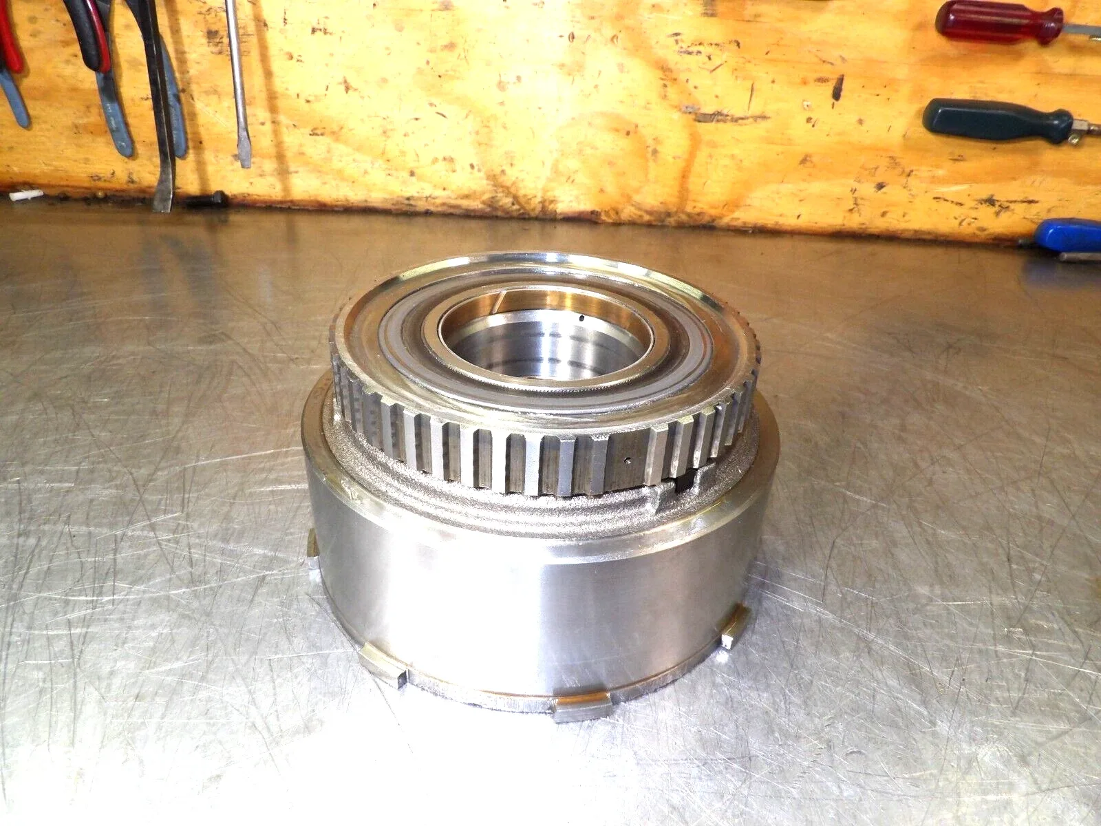 Ford E4OD 4-Clutch Direct Clutch Drum (Used)