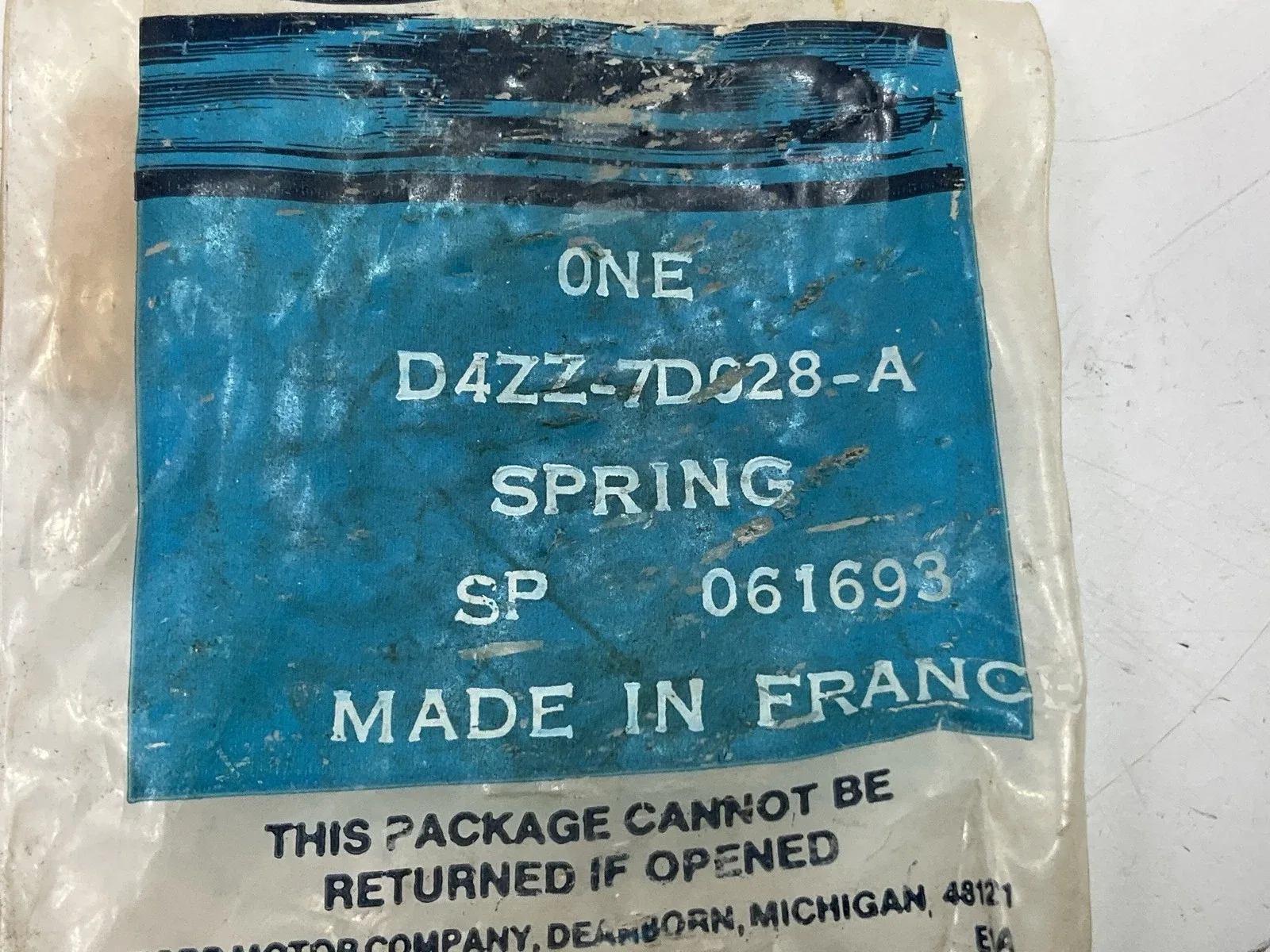 Ford C3 Transmission Intermediate Band Servo Piston Spring D4ZZ-7D028-A image 3