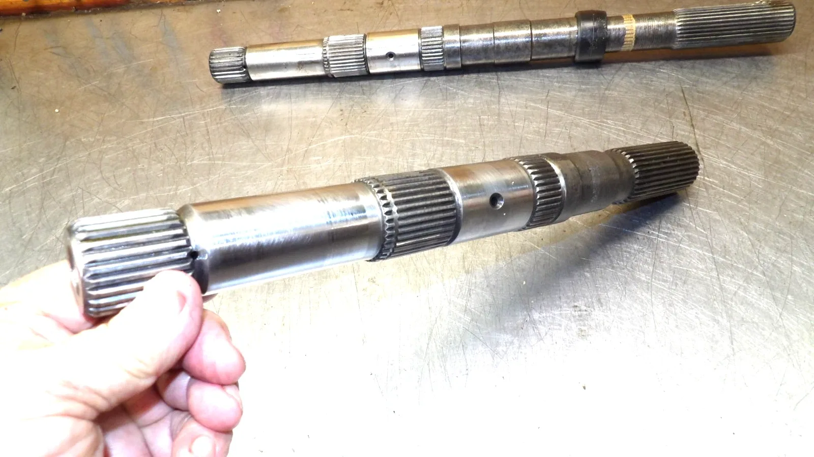 Ford E4OD 4x4 Tail Shaft Automatic Transmission — 14-1/4 in image 2
