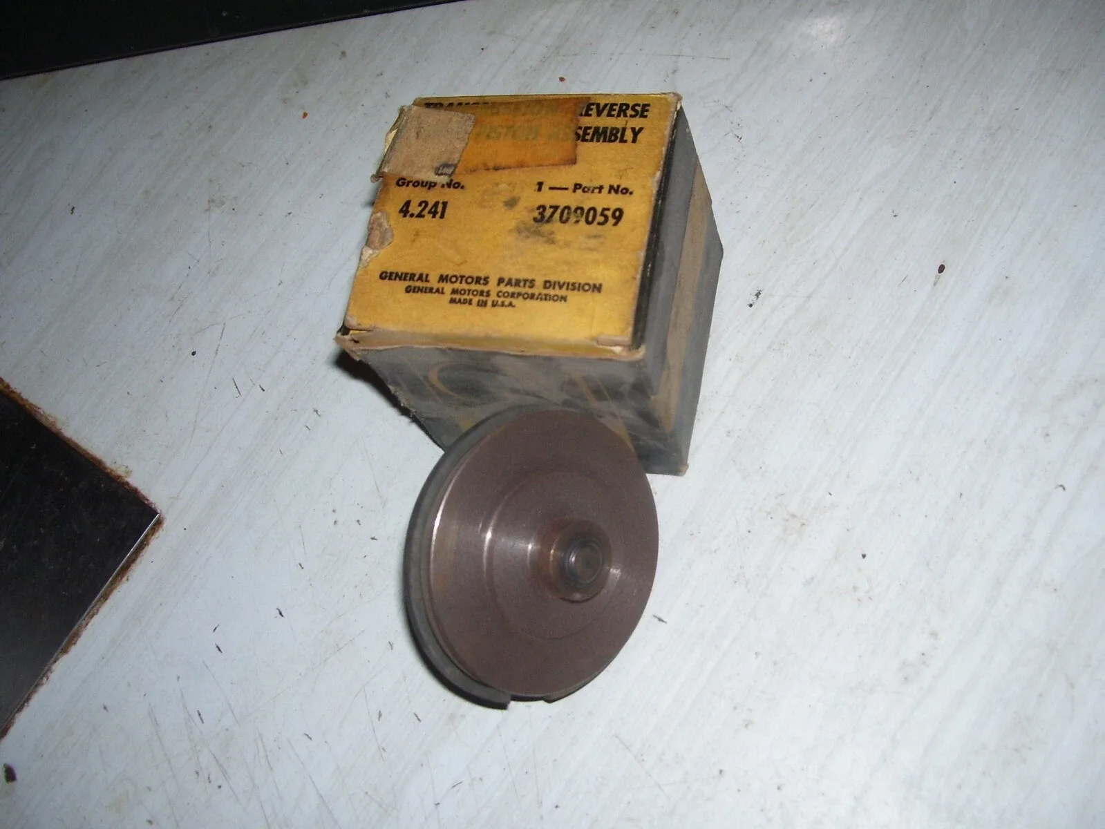 1955-1962 Chevrolet Corvette P.G. Transmission Reverse Servo Piston GM 3709059