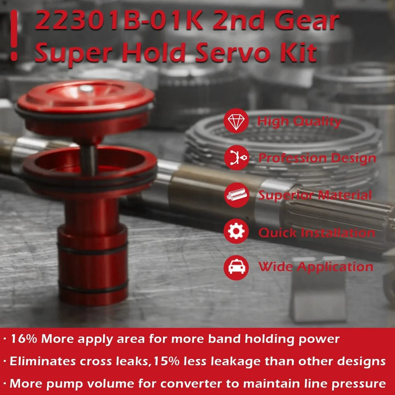 2nd Gear Super Hold Servo Kit TYQP1021 (OE 22301B-01K) for Dodge/Chrysler/Ram transmissions image 3