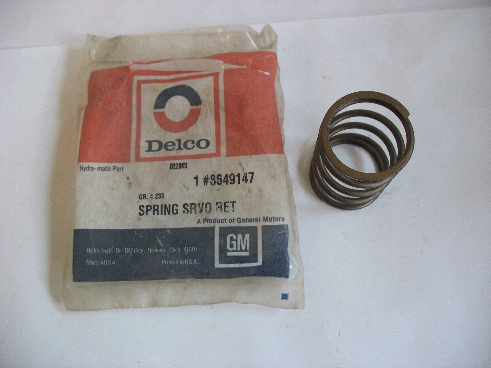 1984-1995 GM Transmission Spring Servo Retainer ACDelco 8649147
