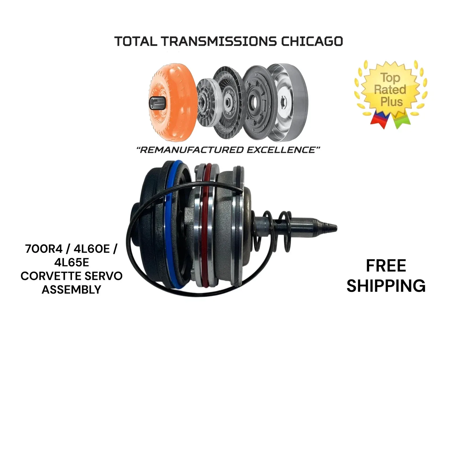 Corvette 700R4 / 4L60E High-Performance Servo ER74905EK image 3