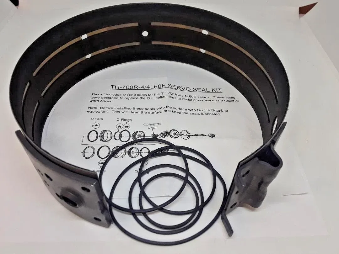 . 700 / 4L60E Carbonite Fiber Band EXTRA Wide 2.6" with Super Seal Servo D Rings image 4