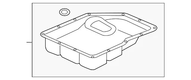 2008-2013 GM Transmission Oil Pan (Genuine) - MPN 29544374 image 3