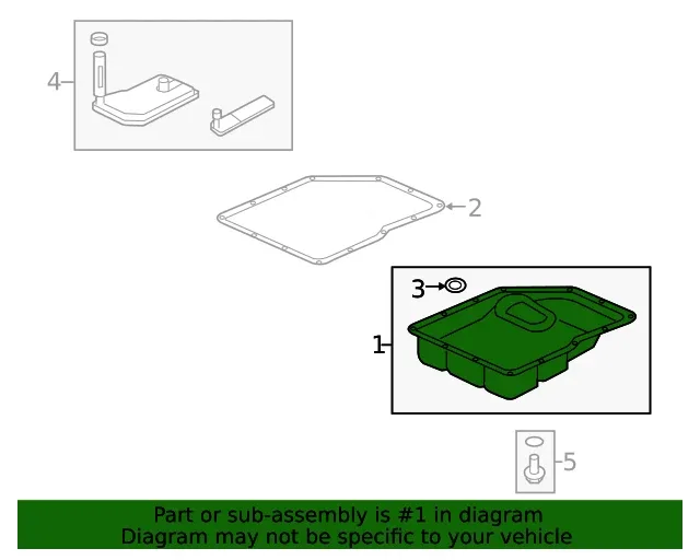 2008-2013 GM Transmission Oil Pan (Genuine) - MPN 29544374 image 4