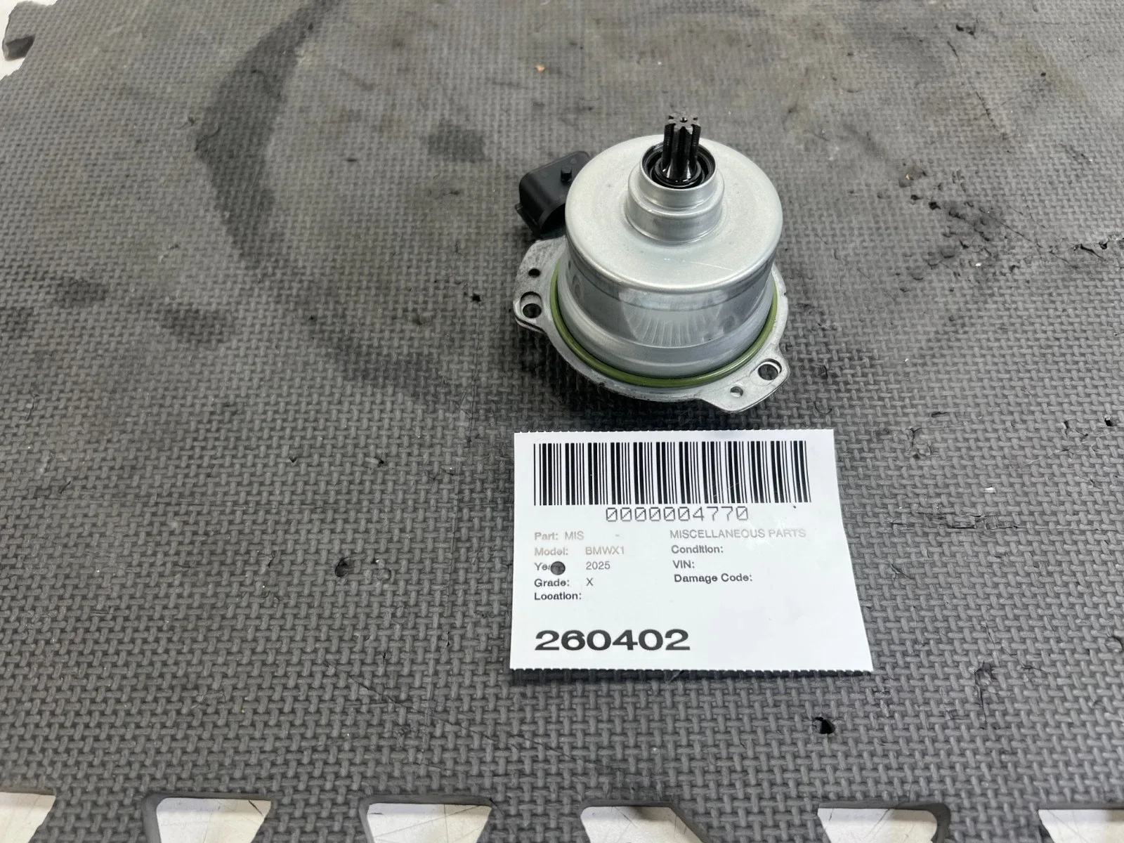 2022-2025 BMW X1 X2 Mini Cooper 7DCT300 Transmission Motor Actuator Switch Servo