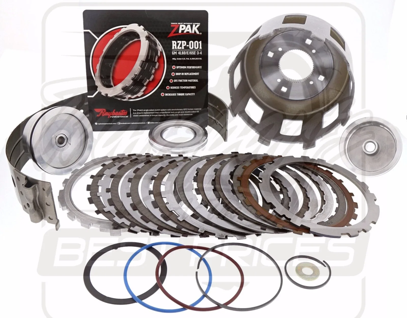 Chevy 700-R4 / 4L60 / 4L60E / 4L70E Transmission Rebuild Kit Z‑Pak MPN 77767K / 74624AA / 74905BK / 74100ZPK / 74020AH image 2