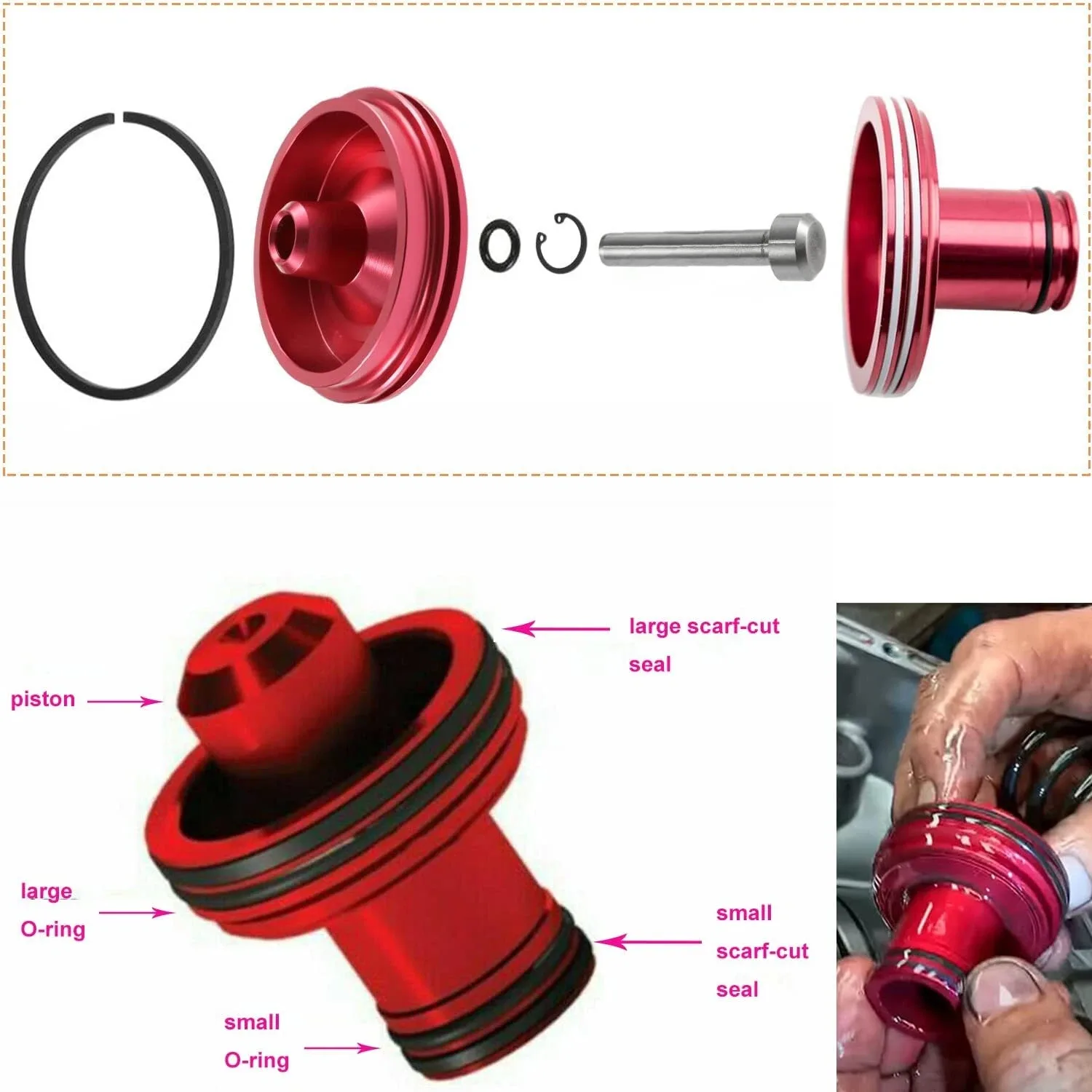 22301B-01K Billet 2nd Gear Super Hold Servo for Dodge Ram 48RE 47RE 46RE A727 image 4