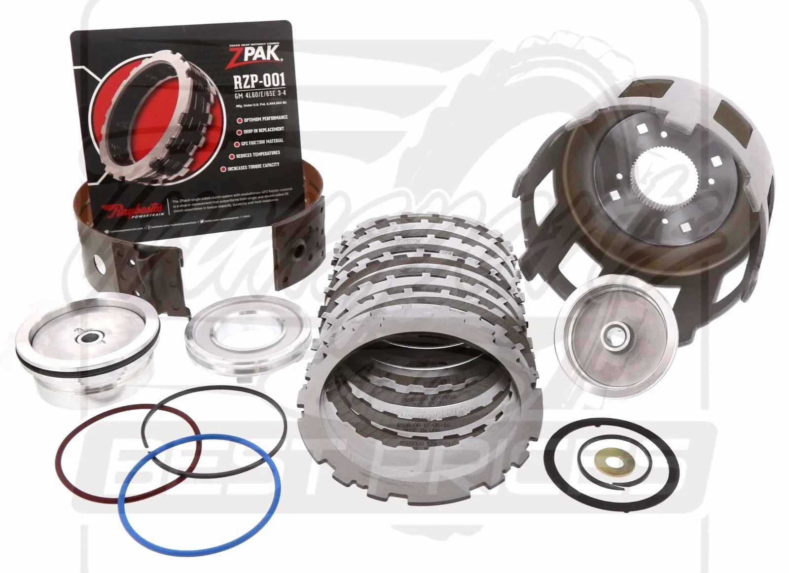 Fits Chevy 700-R4 4L60 4L60E 4L70E Z-Pak Rebuild Kit Servo Red Band BEAST image 3