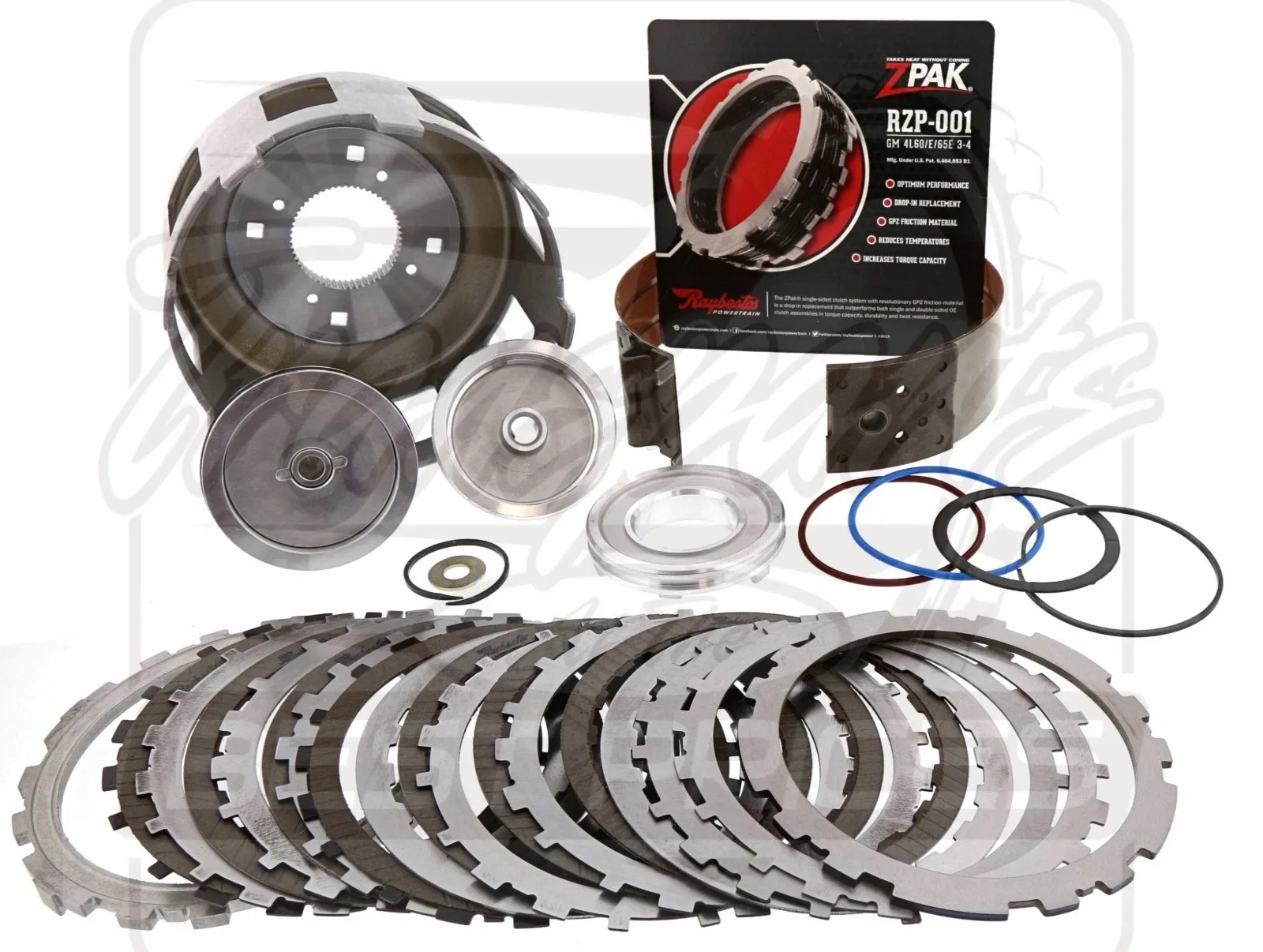 Fits Chevy 700-R4 4L60 4L60E 4L70E Z-Pak Rebuild Kit Servo Red Band BEAST