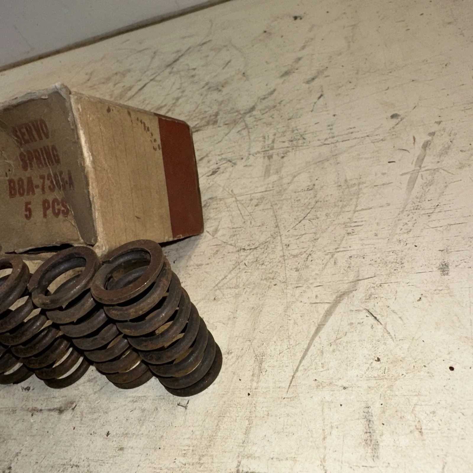 4-NOS New OEM FORD B8A-7365-A REAR BAND SERVO SPRING 1958 O-Matic 3 Speed Trans. image 4