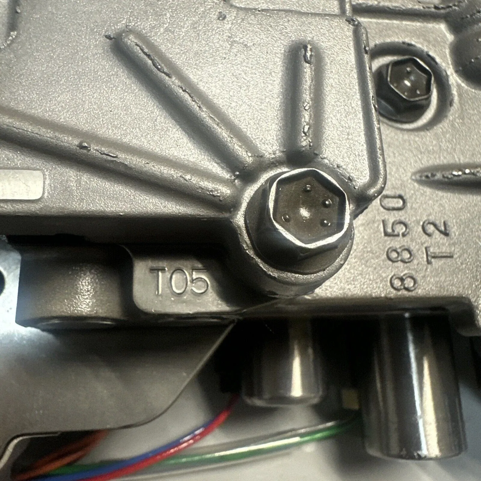 Toyota A750E/A750F Transmission Valve Body w/ Solenoids - VB Plate Code T05 T06 image 3