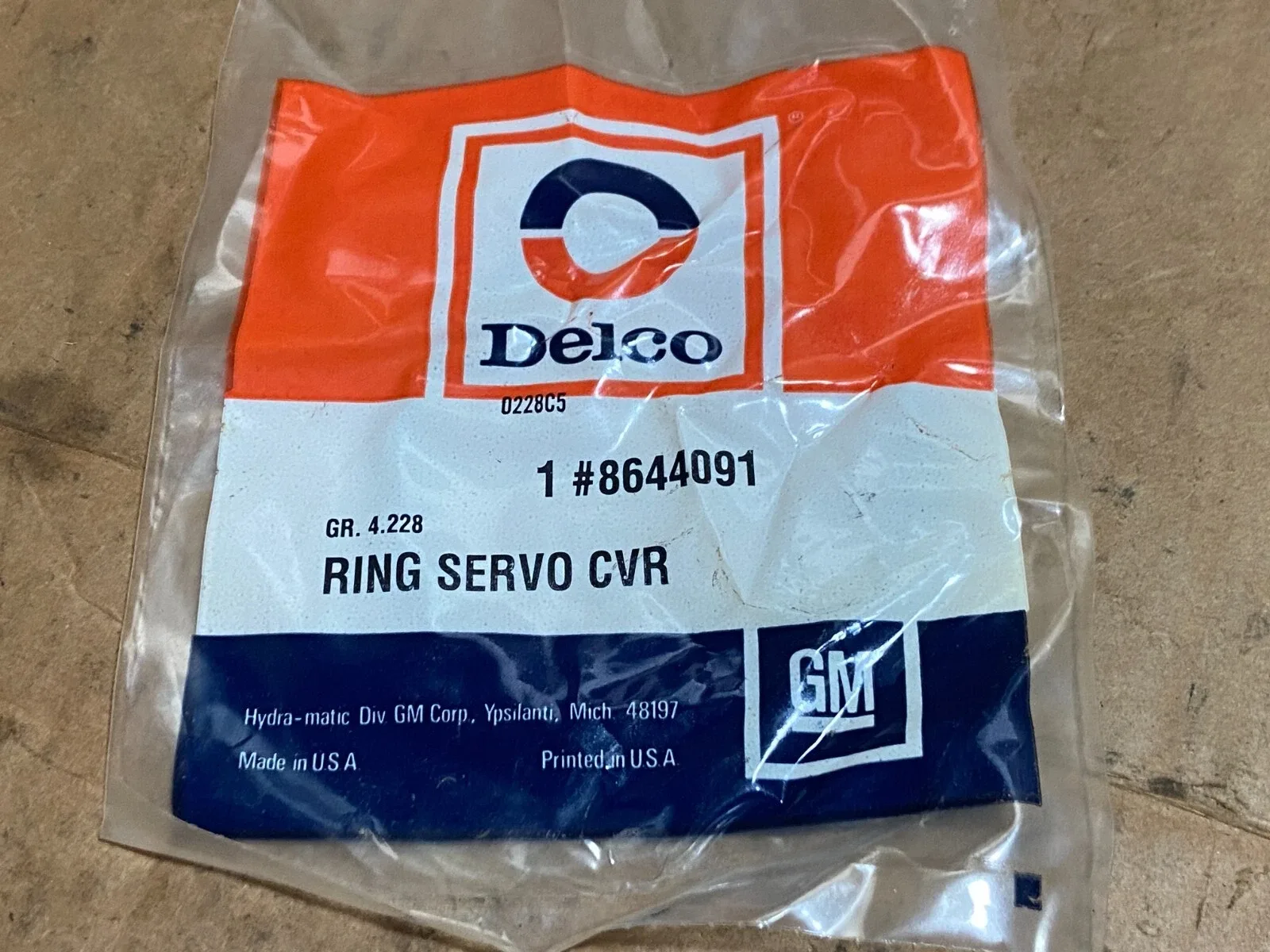 GM 8644091 Automatic Transmission Servo Cover Retainer Ring -- NOS OEM image 2