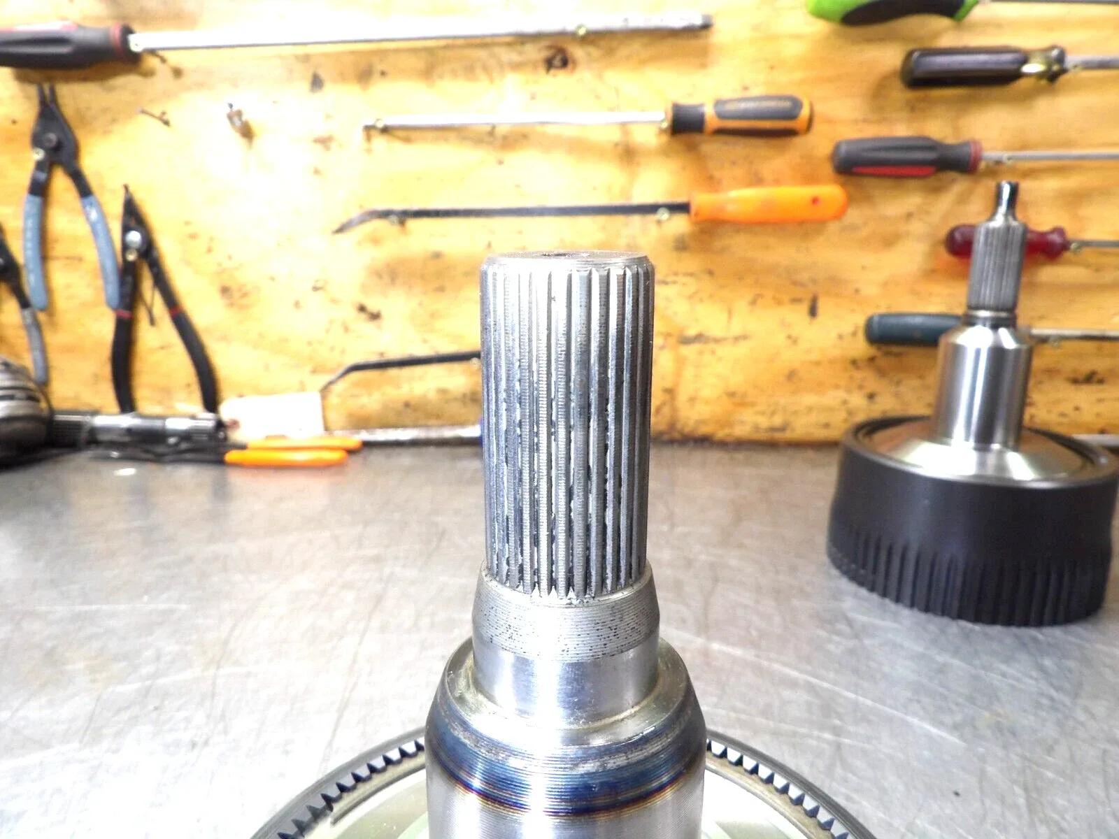 Ford E4OD Automatic Transmission Overdrive Carrier & Center Shaft 465 image 4