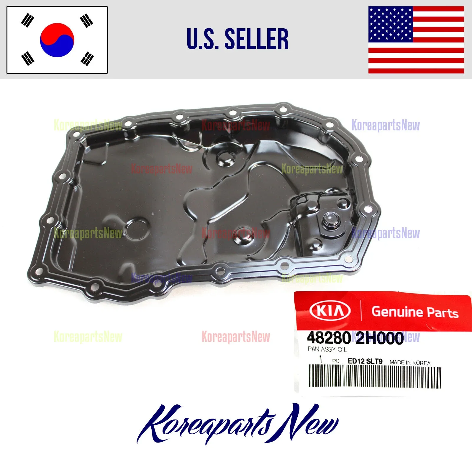 2020-2022 Kia Soul Seltos 2.0L Transaxle Valve Body Cover 482802H000 image 2