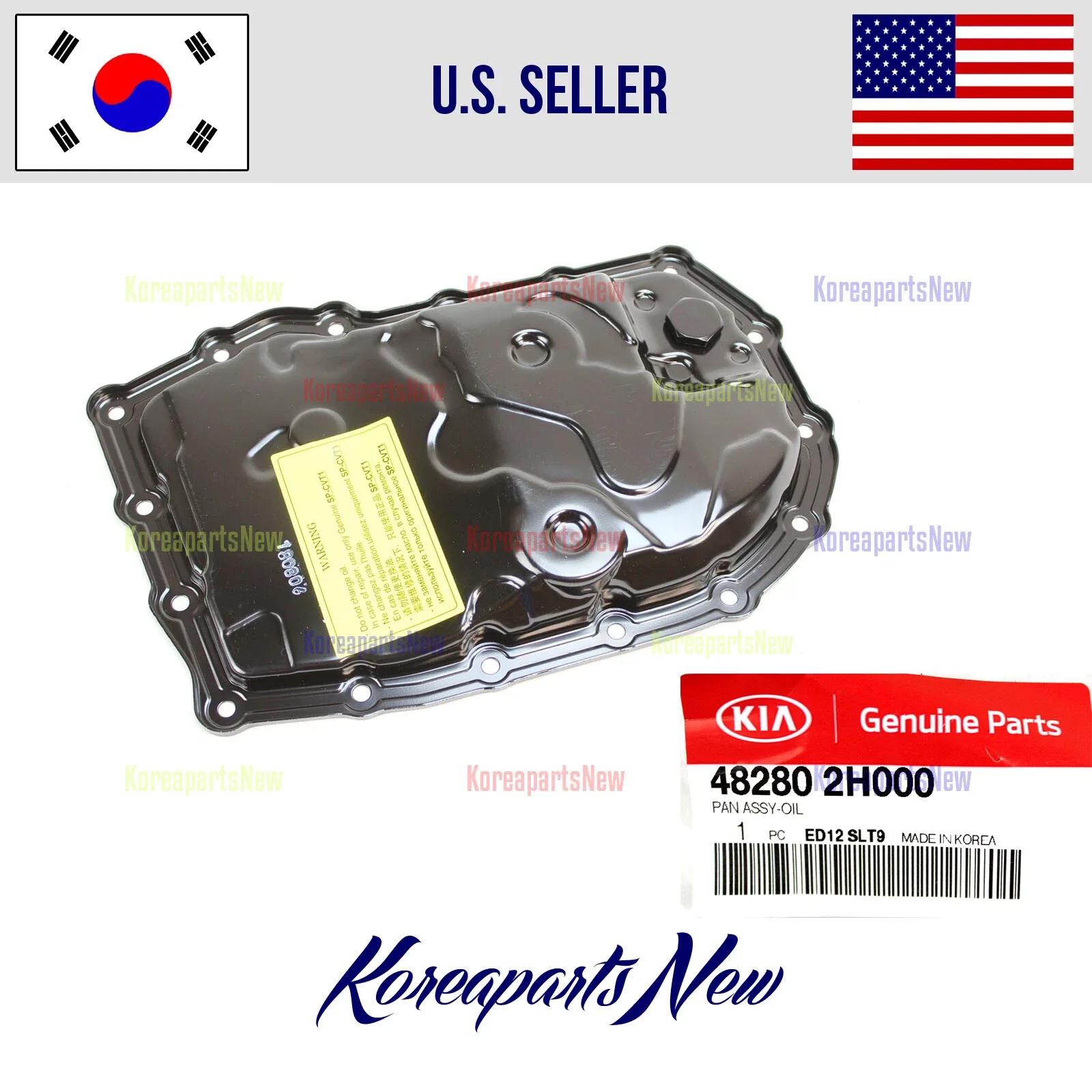 2020-2022 Kia Soul Seltos 2.0L Transaxle Valve Body Cover 482802H000