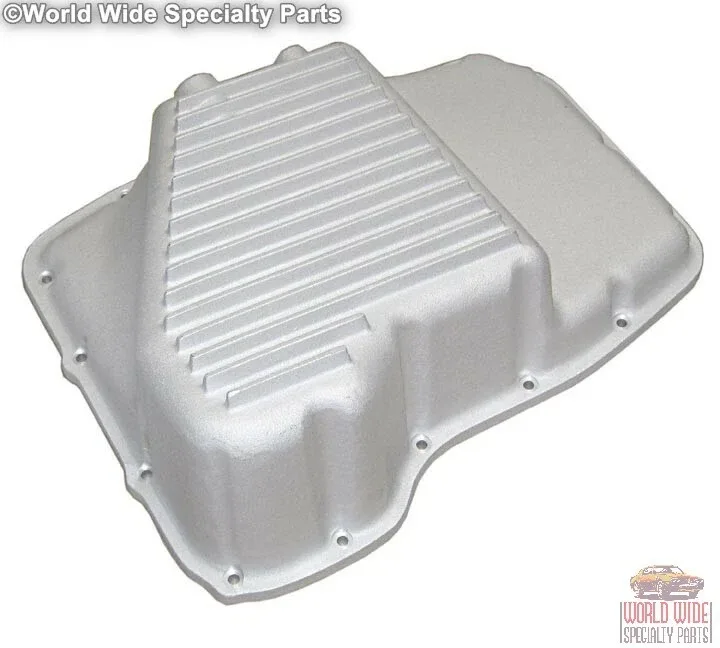 Dodge, 65RFE, 66RFE, 68RFE HD Deep Trans. Pan w/Step and Relief, Cast Aluminum