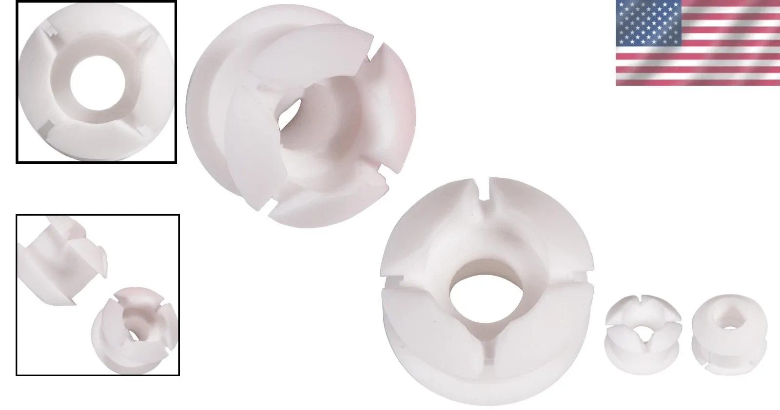 Universal Automatic Transmission Shift Cable Bushing Repair Kit - 2PCS image 2