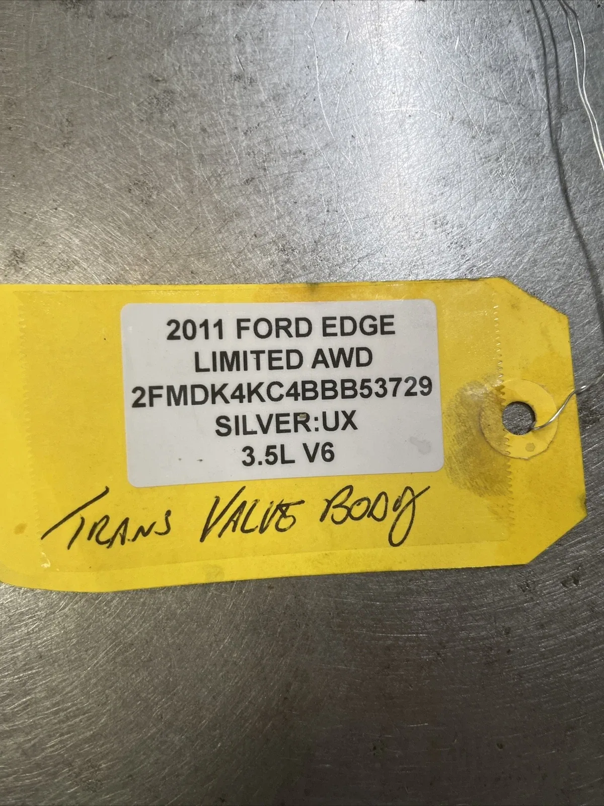 2011 Ford Edge Valve Body 3.5L V6 - BSAAP5P 7A092 AA image 2