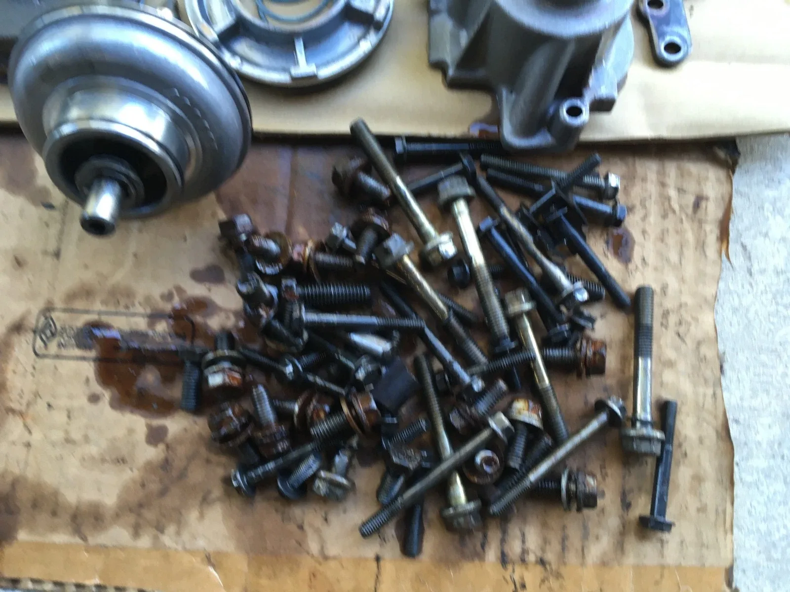 1997 Chevy 4L60E Transmission Parts – Bolts, Shift Linkage, Accumulator Valve, Servo image 2
