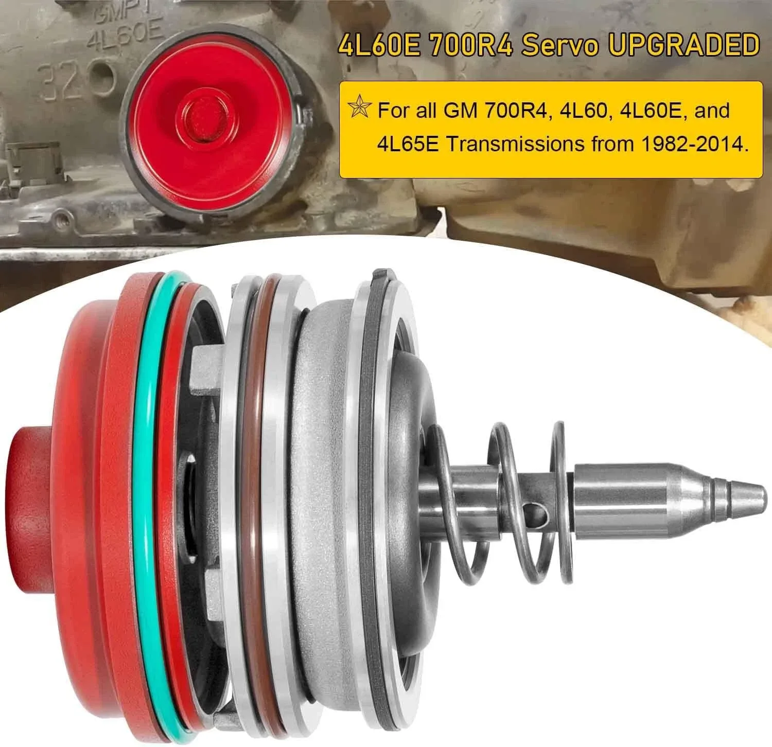 1982-2014 Corvette Servo Piston Kit CH1562 for 700R4 / 4L60E / 4L65E / 4L70E image 3