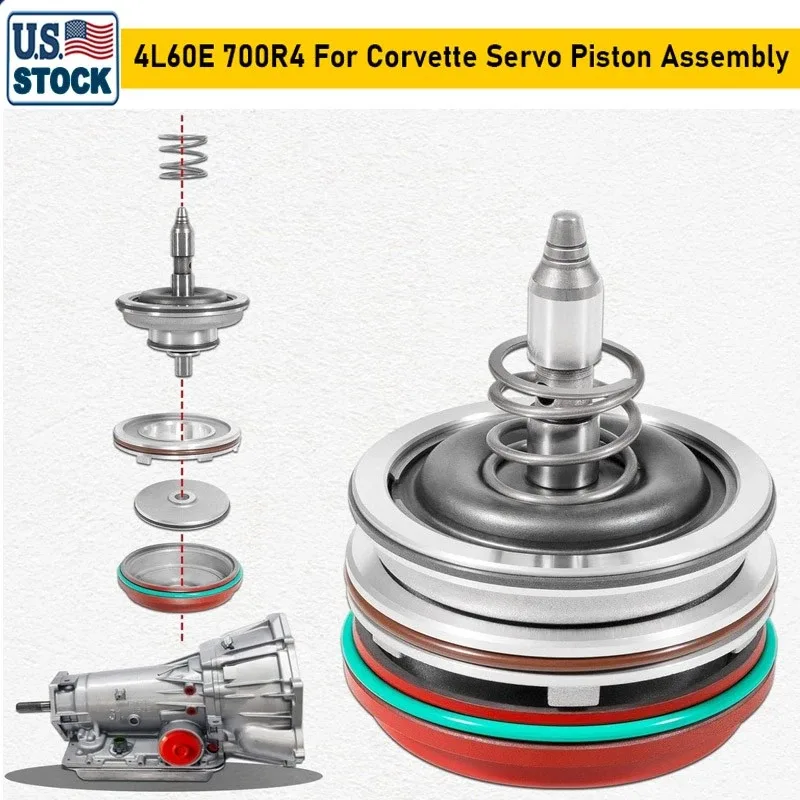 1982-2014 Corvette Servo Piston Kit for 700R4 / 4L60E / 4L65E / 4L70E - SVQP1562