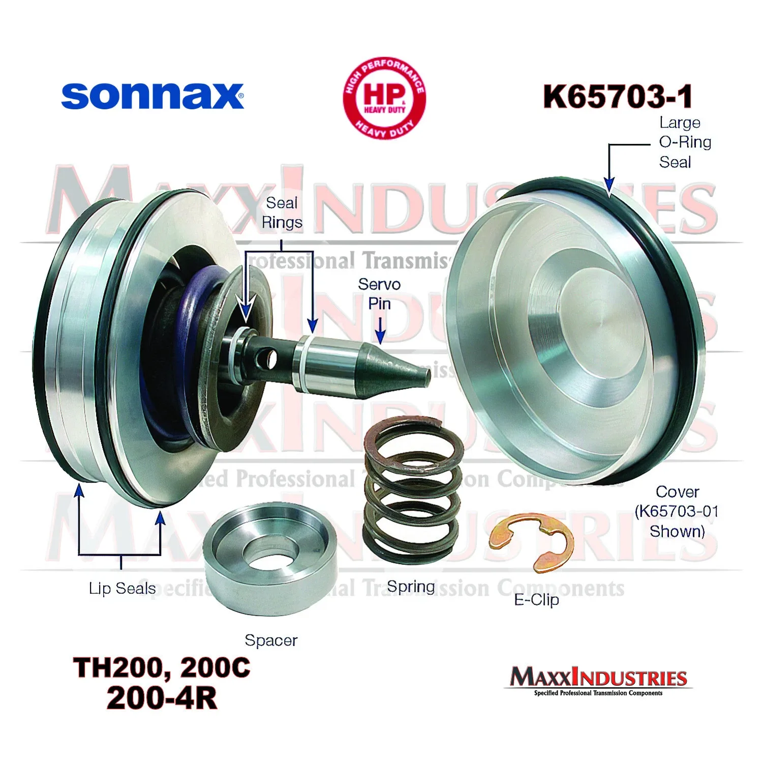 Sonnax K65703-1 Super Hold Servo Kit for TH200/TH200-4R/200C image 2