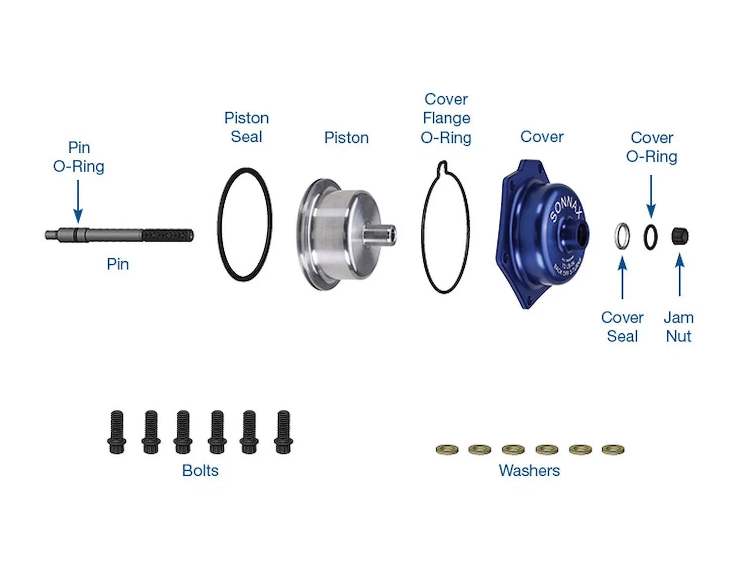 Sonnax 34914-20K Externally Adjustable Low/Reverse Servo Kit for GM TH400 image 2
