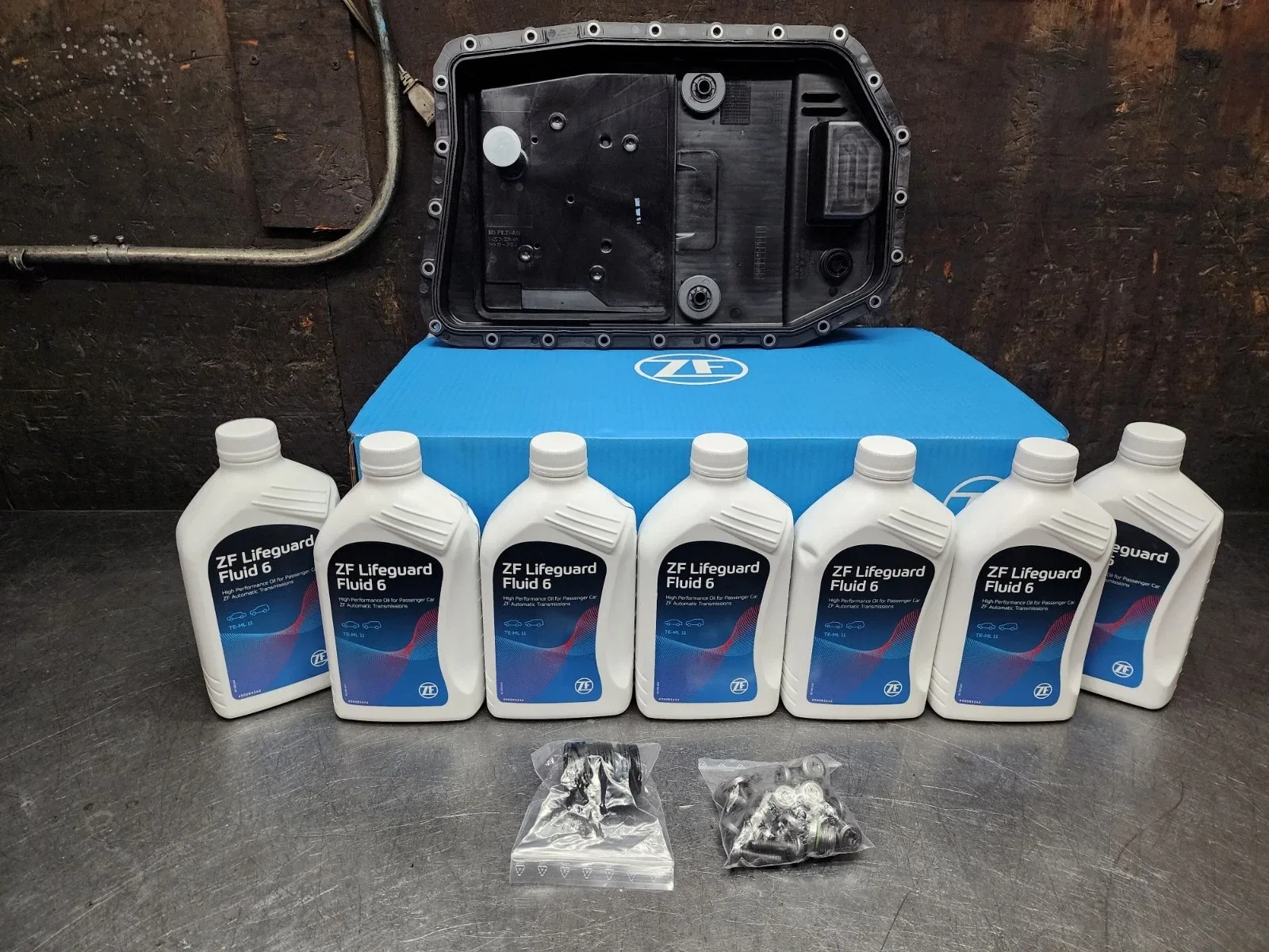 ZF6HP19 ZF6HP21 TRANSMISSION OIL CHANGE KIT 24 HOLES OIL PAN 1071.298.033 04-UP image 2