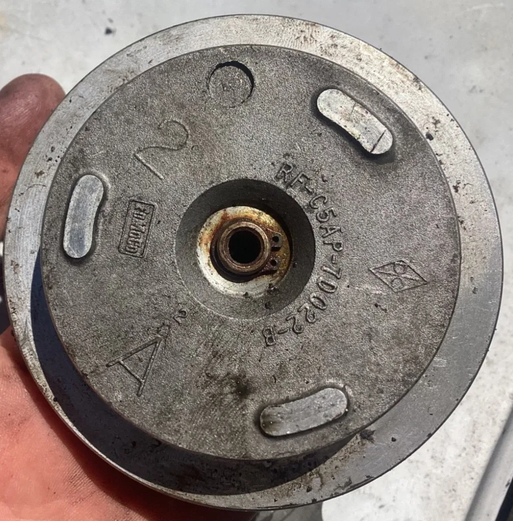 Ford C4 Transmission Servo (OEM) — Used Damaged, Includes Spring & Bolts image 4