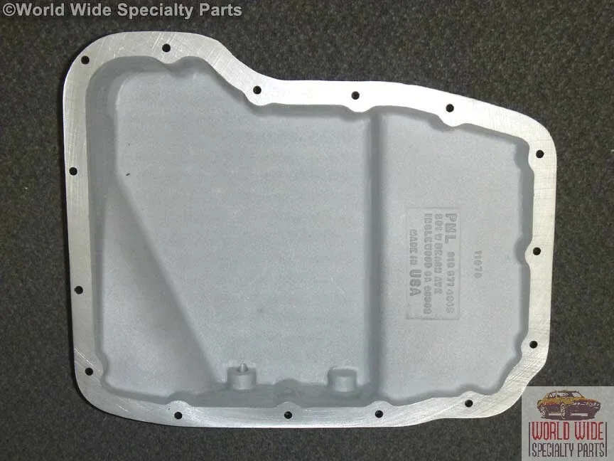Dodge, 65RFE, 66RFE, 68RFE HD Stock Trans. Pan w/Step & Relief, Cast Aluminum image 2
