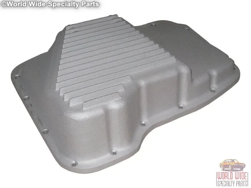 Dodge, Jeep 45RFE, 5-45RFE HD Stock Trans. Pan w/Step & Relief, Cast Aluminum