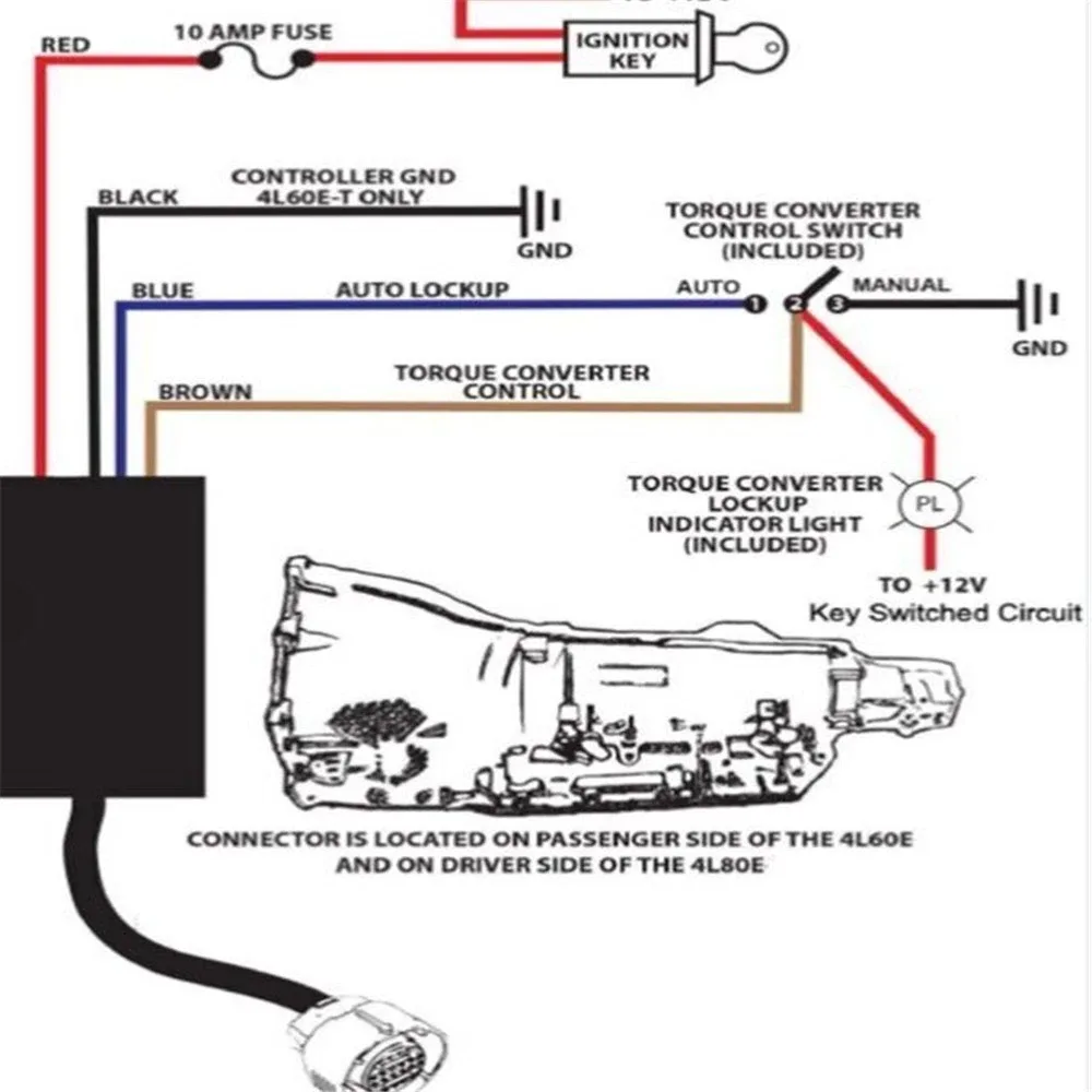 1993-2008 GM 4L60E Internal Wire Harness NCR60E image 4