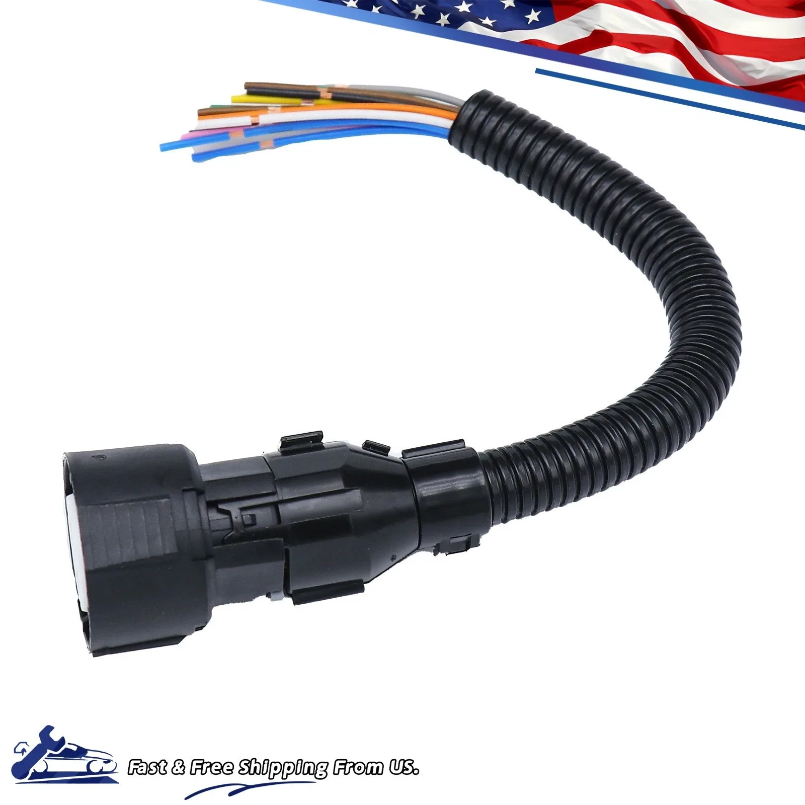 1993-Up 4L60E/4L65E/4L80E External Transmission Wiring Harness 14-Wire 20-Pin MPN 350-0014 image 2