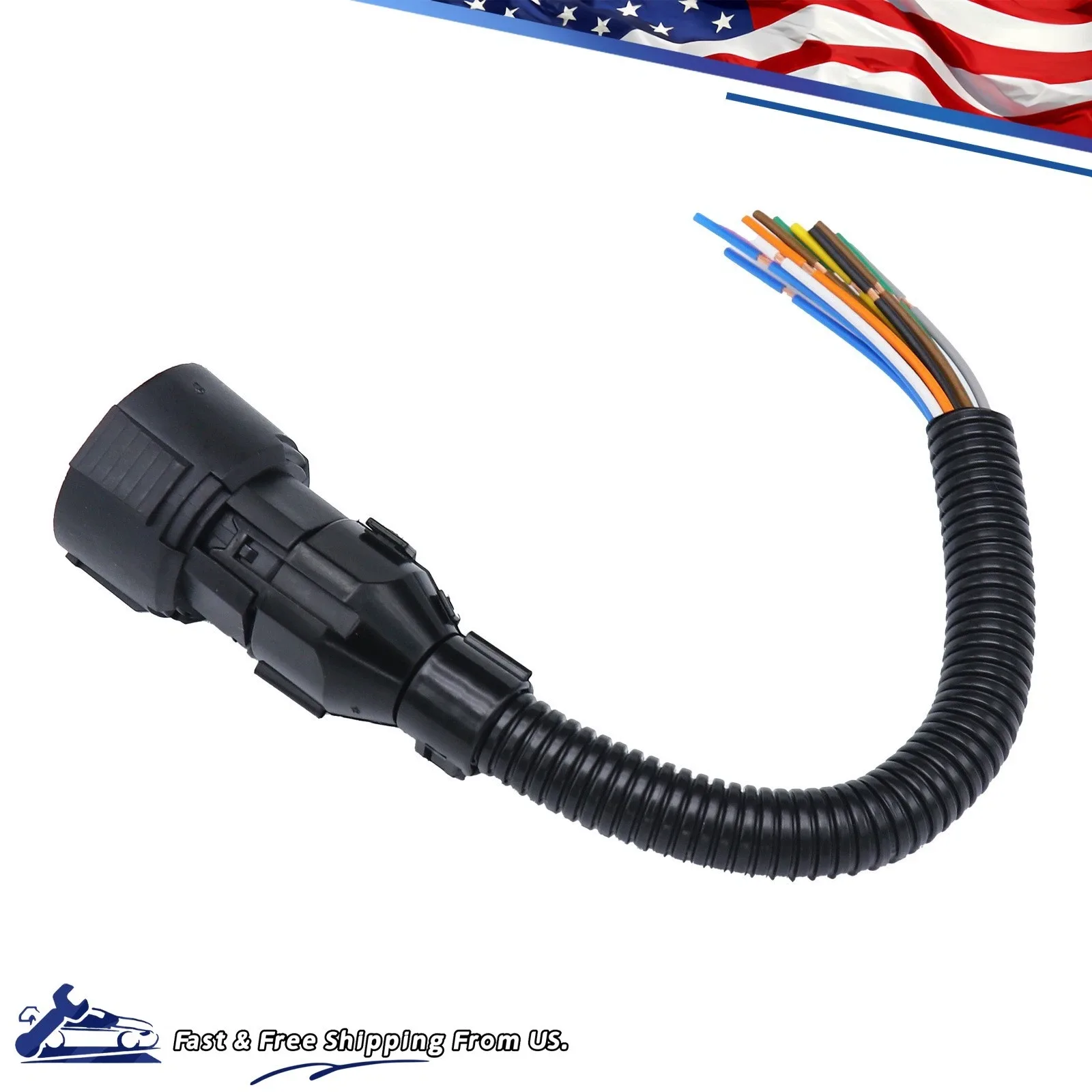 1993-Up 4L60E/4L65E/4L80E External Transmission Wiring Harness 14-Wire 20-Pin MPN 350-0014 image 3