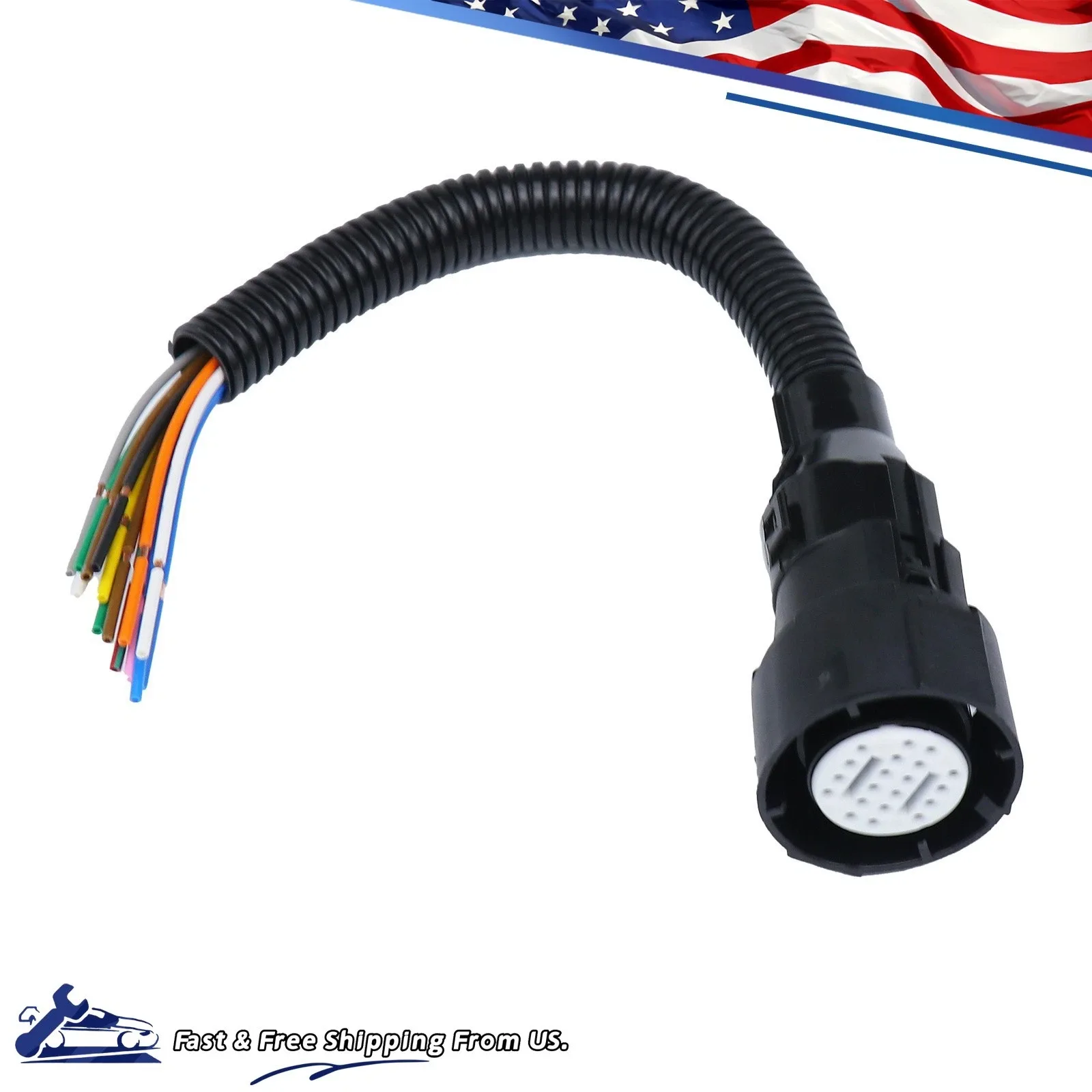 1993-Up 4L60E/4L65E/4L80E External Transmission Wiring Harness 14-Wire 20-Pin MPN 350-0014