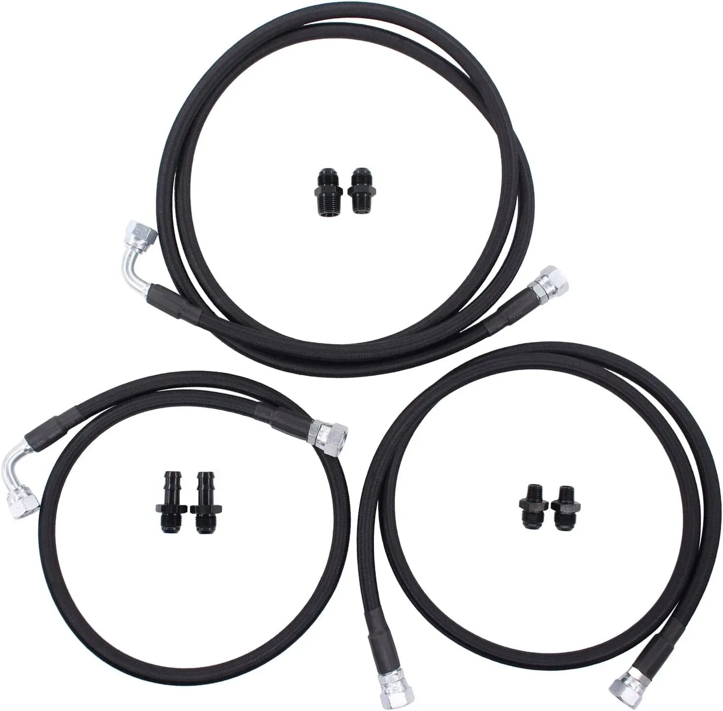 1996-2002 Dodge Ram 5.9L 47RE Transmission Cooler Lines Kit SS
