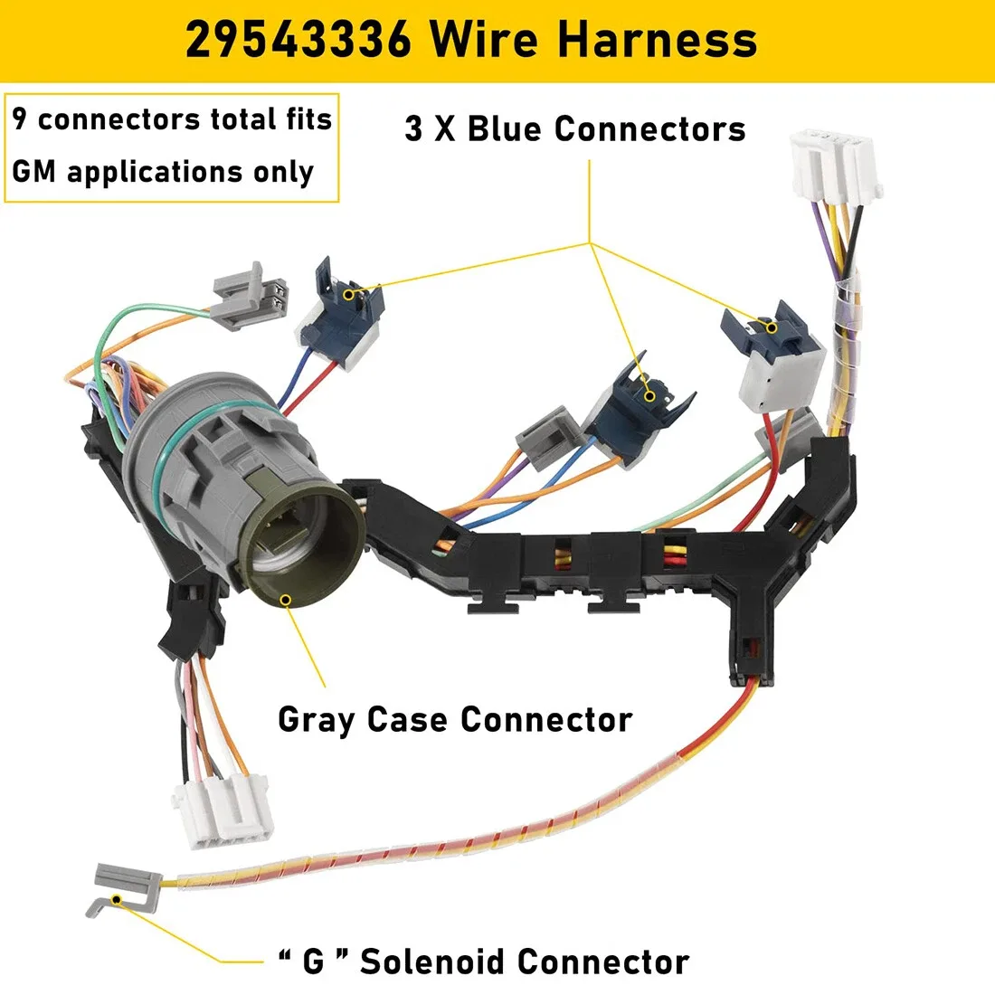 2006-2009 Chevy & GMC Allison 7-Solenoid Transmission Wire Harness image 2
