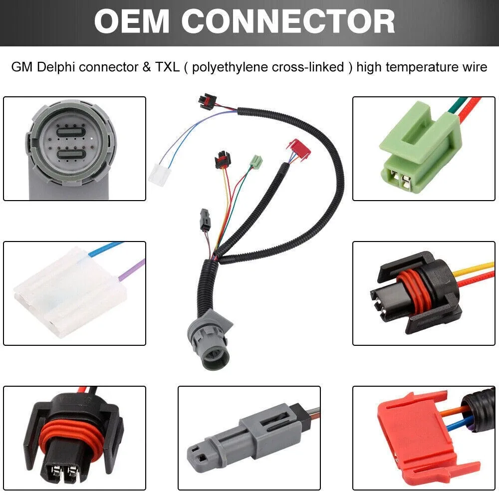 1994-2003 4L80E Internal Wire Harness with Temp Control MPN 350-0032 image 2