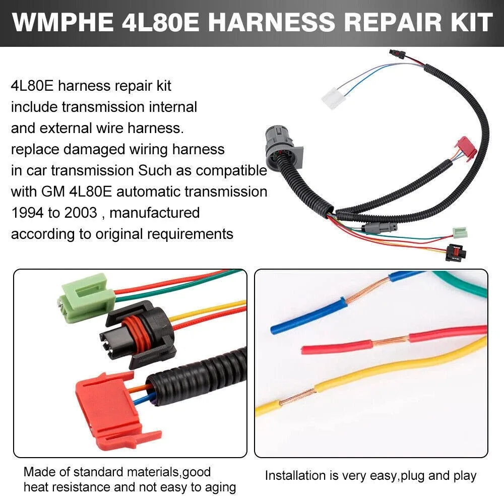 1994-2003 4L80E Internal Wire Harness with Temp Control MPN 350-0032 image 3