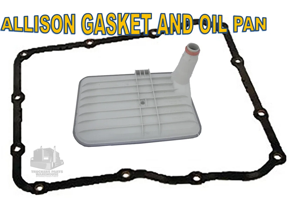 Allison Transmission Pan Gasket 29549684 + Deep Pan Transmission Filter 29542824
