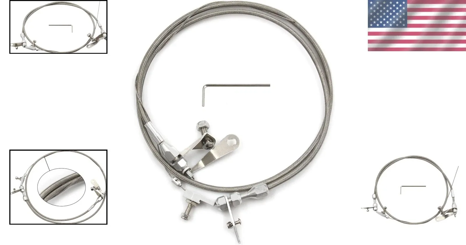 Wiring Kit for Ford C6 Transmission Kickdown - Kick Down Cable Kit image 2