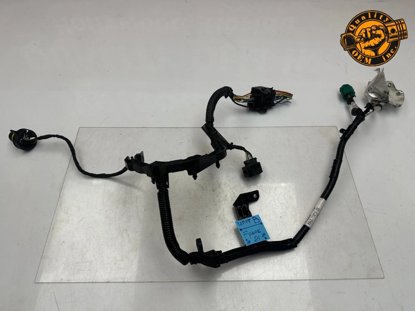 2021-2025 Jaguar F-PACE / Land Rover Velar 3.0 MHEV Transmission Wire Harness M8A27C078EB image 4