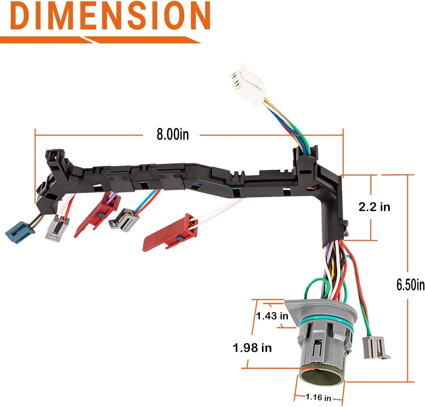 1999-2003 GM Duramax Transmission Wiring Harness — LUAUTO 99-03 for Allison 1000/2000 5-Speed image 2