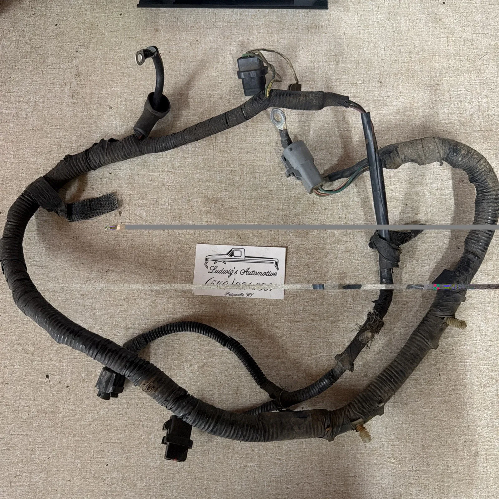 1994-1997 Ford F250 F350 7.3 Powerstroke Alternator/A-C Wiring Harness F5TB-14305