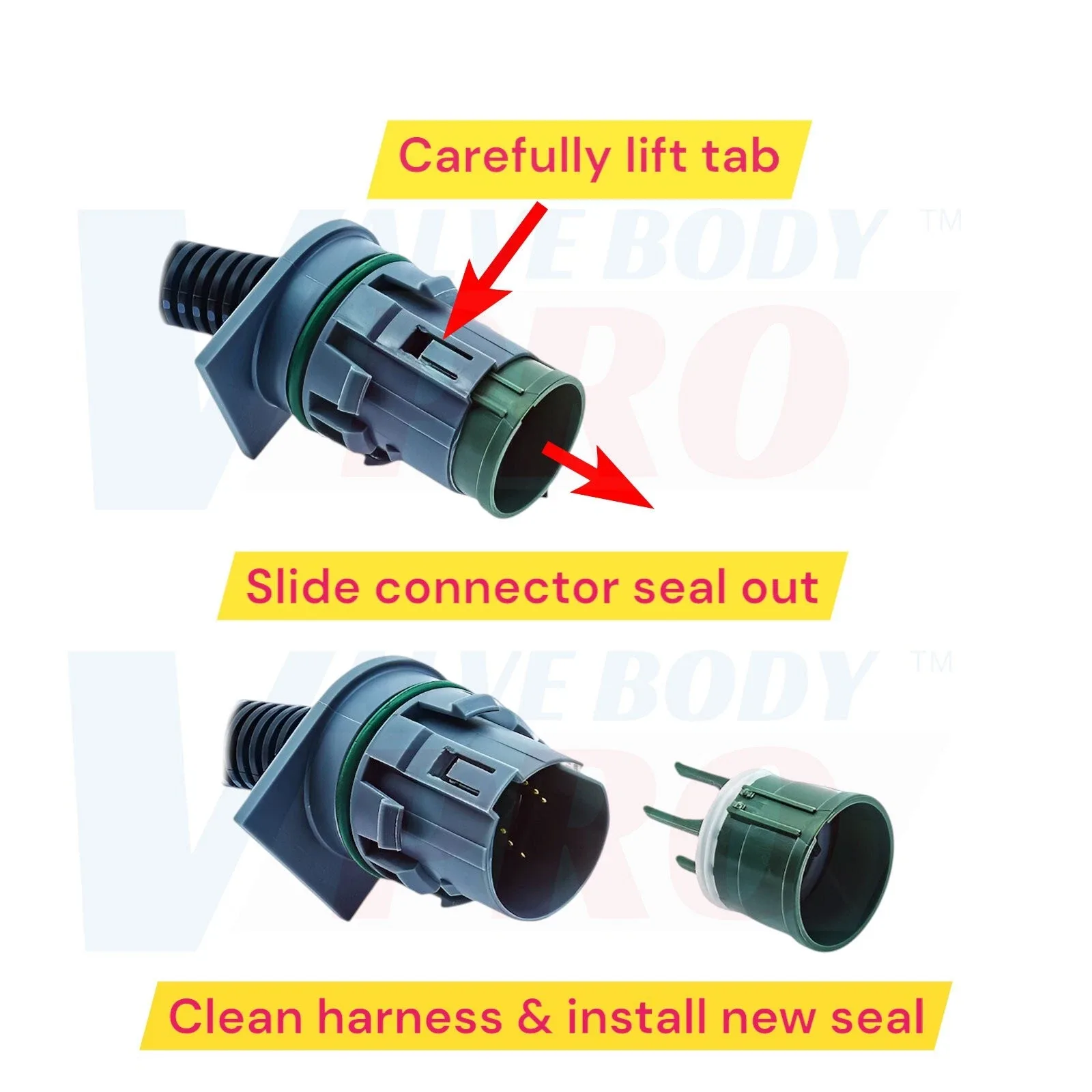 Wiring Harness Pass-Through Seal for 4L60E/4L65E/4L70E/4L80E & Allison 1000/2000/2400 - B61117/74347IS image 3