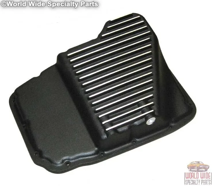PML 11078-B-J Transmission Pan for 45RFE / 5-45RFE (Black Powder Coat)