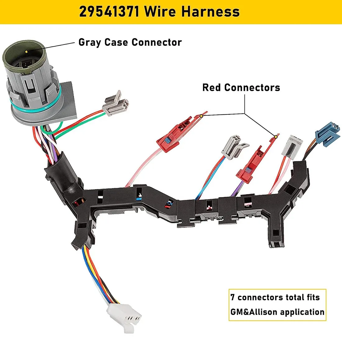 1999-2003 Allison 1000/2000/2400 5-Speed Transmission Wiring Harness – 29541371 image 2